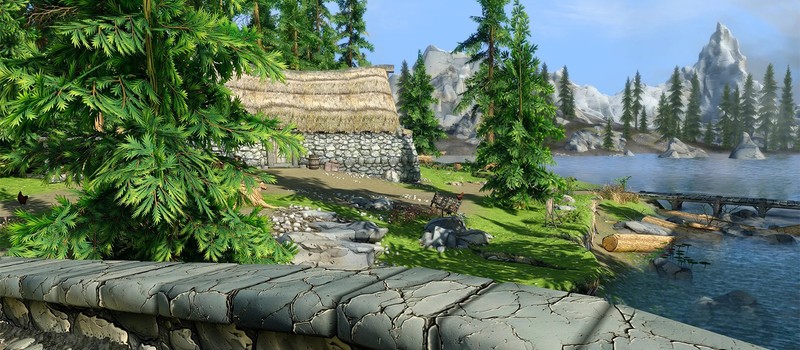 Моддер превратил Skyrim в игру в стиле Ghibli с помощью двух новых модификаций