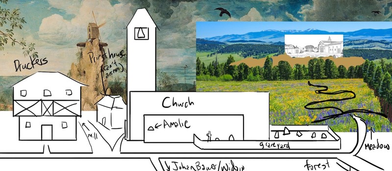 Джошу Сойеру не нужен ИИ для дизайна – ранние арты Pentiment это подтверждают