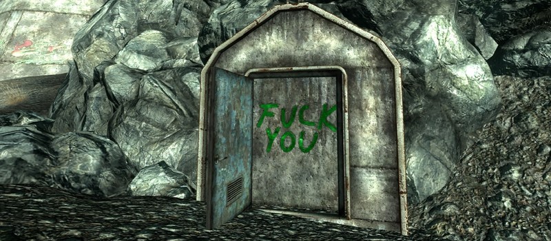 Бывший художник Bethesda считает пасхалку с надписью "FUCK YOU" в Fallout 3 своим величайшим достижением и удивлен, что ему разрешили это сделать