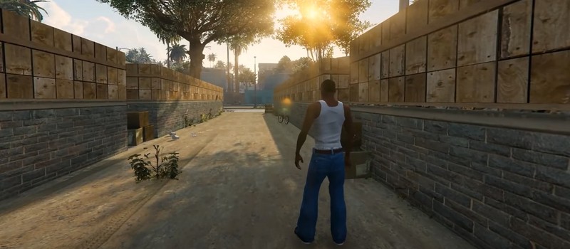Моддеры переносят GTA: San Andreas на движок GTA 5 – их не испугал даже запрет подобной модификации для Vice City
