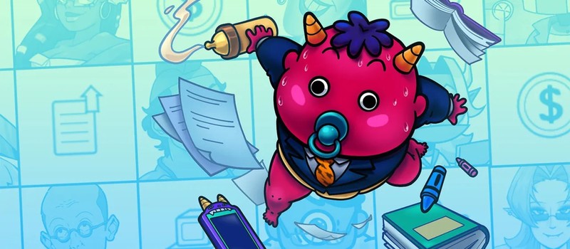 В первом трейлере необычного тайкуна A Baby CEO?! демон-младенец управляет книжной компаний и не может справиться с кондиционером