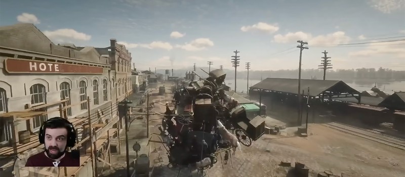 Моддер превратил Red Dead Redemption 2 в Katamari Damacy с тотальным хаосом