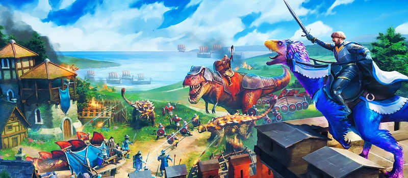 Динозавры в Средневековье в новом трейлере стратегии Dinolords