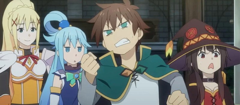 Популярное исекай-аниме KonoSuba отмечает 10-летие несколькими анонсами