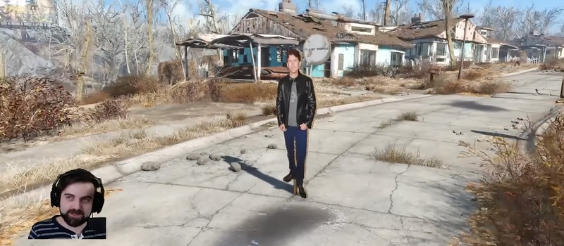 Геймер добавил в Fallout 4 картонного Тодда Говарда, который преследует его и моментально убивает при касании