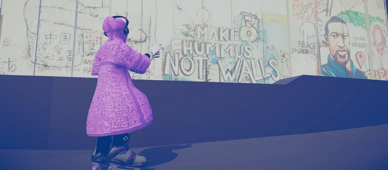 Симулятор скейтера Palestine Skating Game предлагает вам кататься и рисовать граффити в разрушенной войной Газе