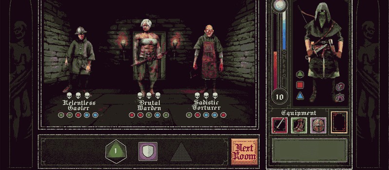 Рогалик с пиксельной графикой The Fortress убивает игроков бросками костей