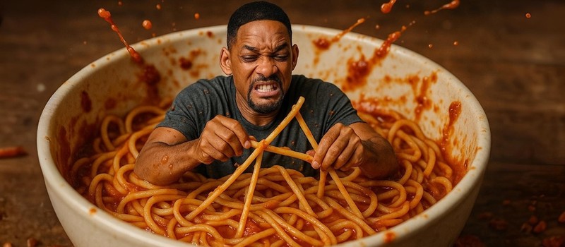 Уилл Смит и макароны – как за 2.5 года поменялись видео, созданные ИИ