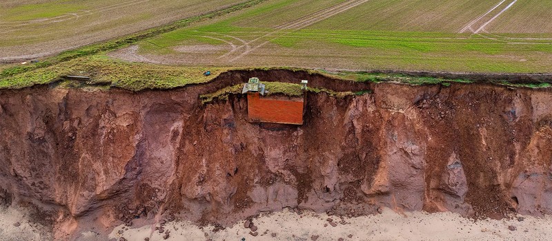 Ядерный бункер времён Холодной войны вот-вот рухнет в море у берегов Великобритании