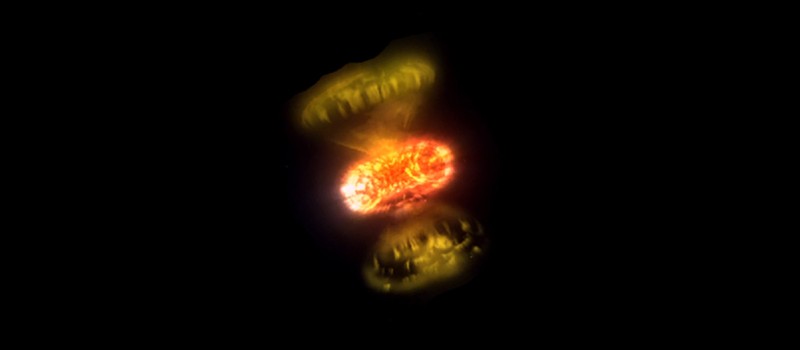 Телескопы сняли редкий момент взрыва звезды