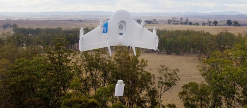 Project Wing – летающие дроны-доставщики от Google