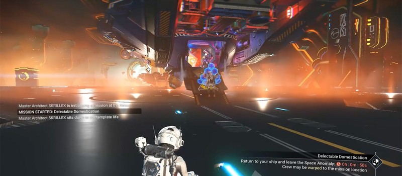 Игрок No Man's Sky стал свидетелем похищения AFK-персонажа прямо со станции