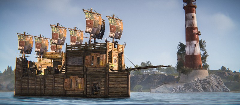 Rust получила масштабное морское обновление с улучшенным ИИ и возможностью построить свой корабль