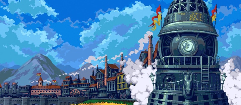 Строительство и управление городом-поездом в трейлере стратегии Steel Artery