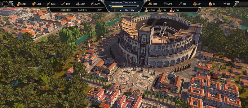 Градостроительная стратегия про Древний Рим выйдет из раннего доступа в начале апреля