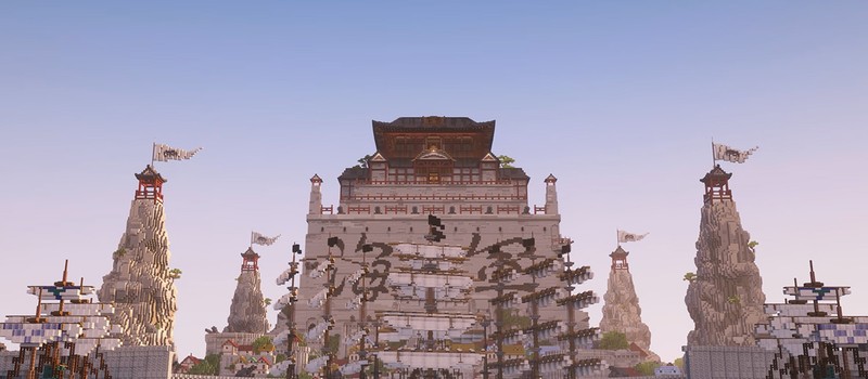 Ютубер потратил 77 дней на строительство Маринфорда из One Piece в Minecraft с хардкорным режимом