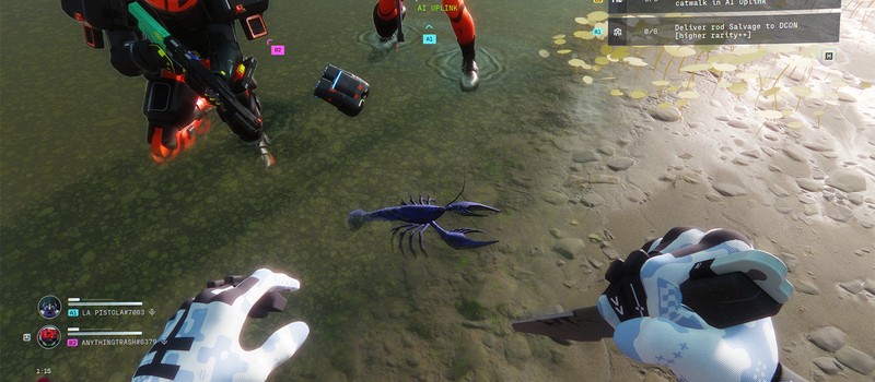 Игроки Marathon пытаются разгадать тайну разноцветного лобстера