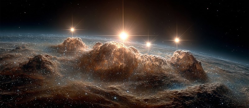 Ученые обнаружили невероятно компактную систему из четырех звёзд