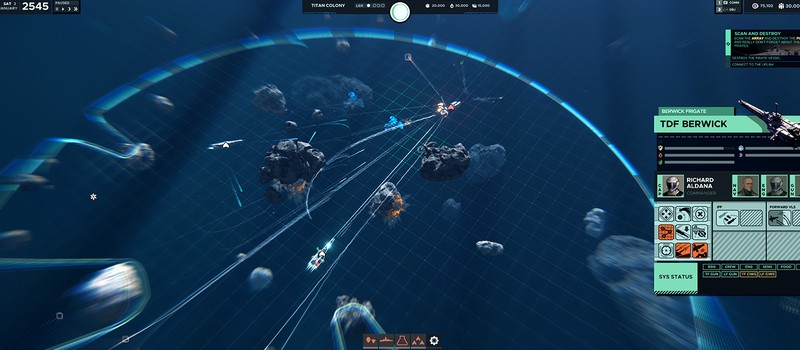 Разработчик Falling Frontier подробно разобрал четыре фазы космического боя в игре