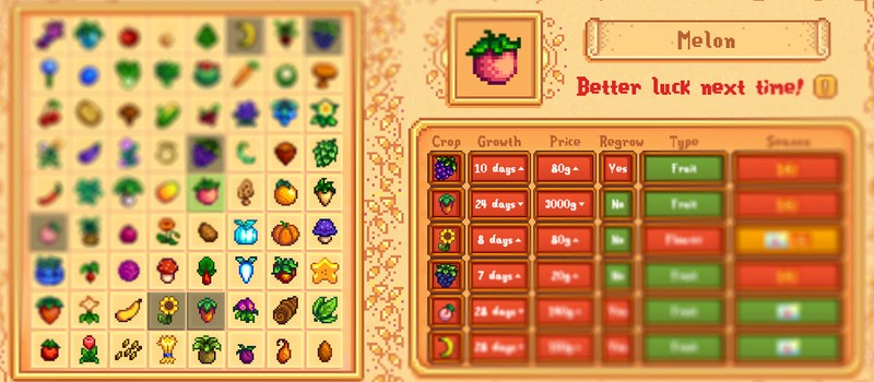 Фанаты скрестили Stardew Valley с Wordle и получили ежедневную угадайку по культурам с 200 000 партий