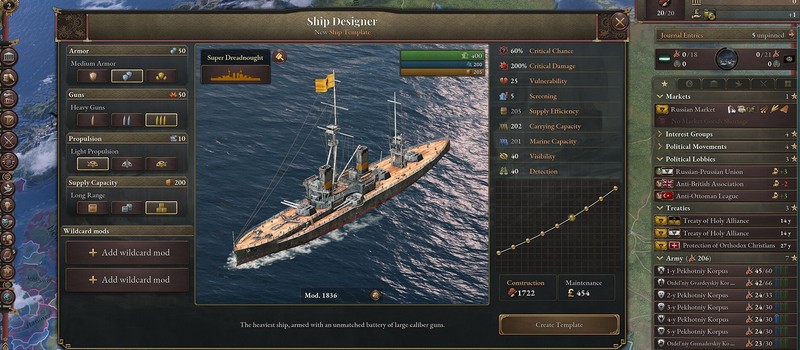 Следующие дополнения для Victoria 3 будут посвящены России, Японии, Китаю и военному флоту