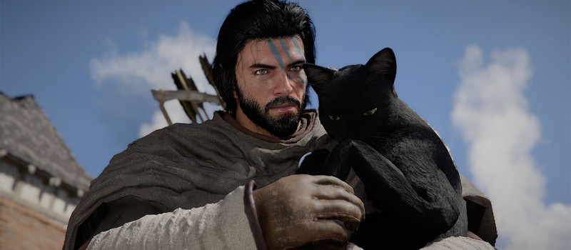 Игрок Crimson Desert пошутил, что нашел настолько толстого кота, что тот отказался лутить и даже ходить – он просто сидит на плече