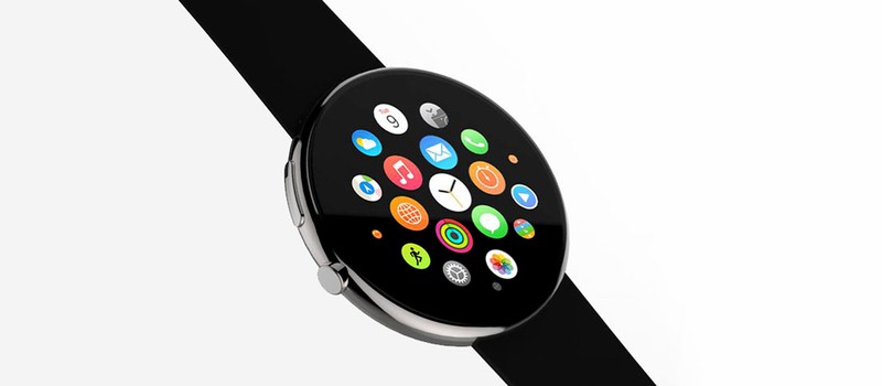 Как могли бы выглядеть круглые часы Apple