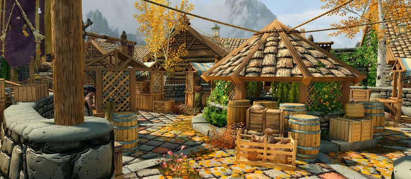 Мод в стиле студии Гибли для Skyrim получил четыре новых дополнения с переработкой Рифтена, Виндхельма и Маркарта