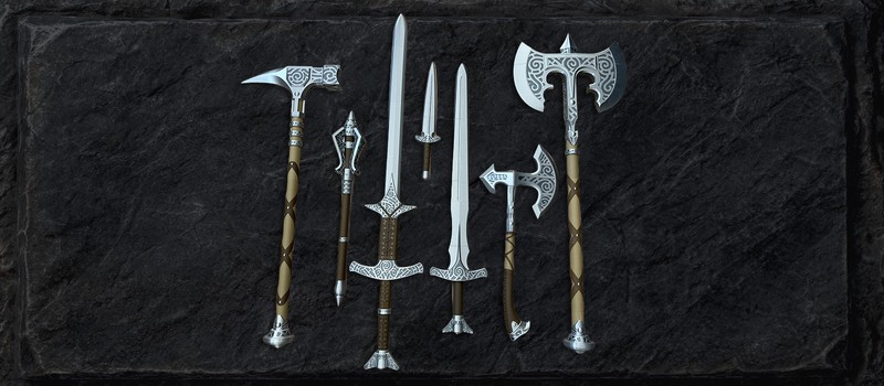Фанат Skyrim напечатал на 3D-принтере полный набор оружия в натуральную величину