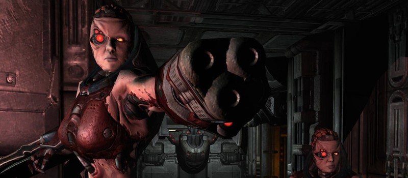 В сети появился геймплей отмененного мрачного дополнения для Quake 4