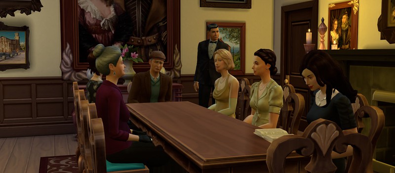 Аббатство Даунтон в The Sims 4
