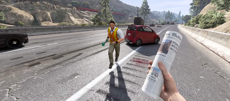 Игроки в GTA 5 устраивают массовые беспорядки с помощью снежков и газет – и это привлекает миллионы зрителей