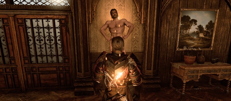 У игрока в Baldur's Gate 3 статуя из лагеря неожиданно стала голым мужиком с гениталиями