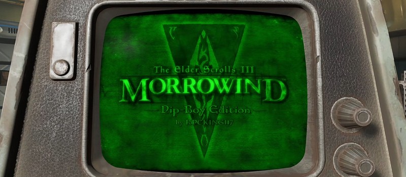 Благодаря необычному моду вы можете пройти Morrowind прямо на экране Пип-Боя в Fallout 4