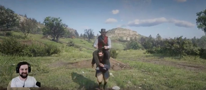 Моддер сделал ездовыми всех NPC в Red Dead Redemption 2, включая людей
