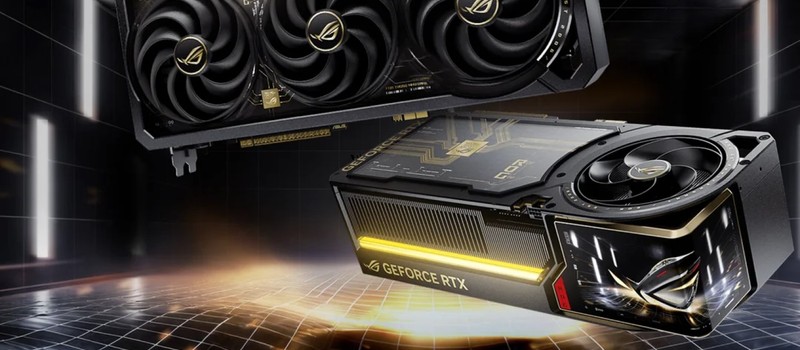 ASUS ROG представила 800-ваттную RTX 5090 за 6000 долларов с гибким экраном