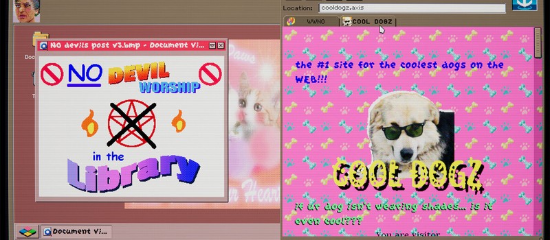 Hack '95 переносит игроков в эпоху Windows 95 и предлагает взломать злую корпорацию