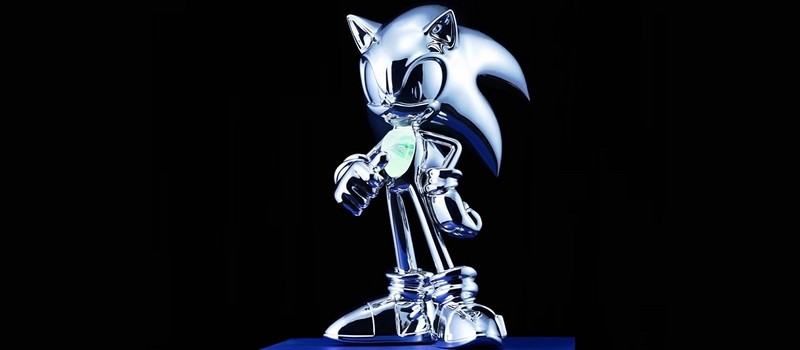 Sega создала статую Соника с "настоящей ДНК" синего ежа внутри