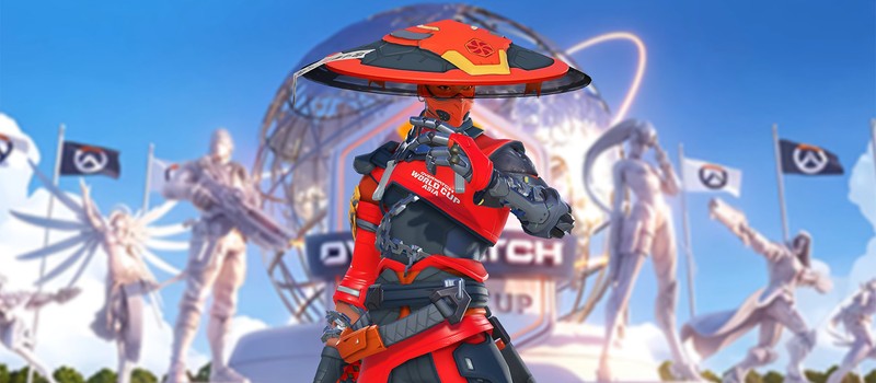 Мужик с собакой стал героем сообщества Overwatch – он притащил игровой ПК на фудкорт и играл в шутер
