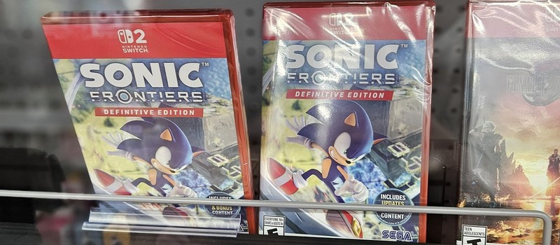 Физические копии Sonic Frontiers Definitive Edition для Switch 2 появились в магазинах до объявления даты релиза