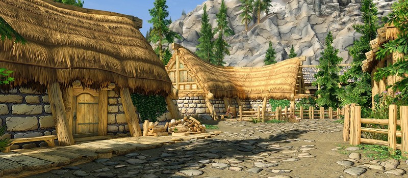 Мод в стиле Studio Ghibli для Skyrim завершён и преображает все ландшафты и города