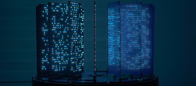 Энтузиаст собрал дома видеокарту из 8192 микроконтроллеров RISC-V с потреблением более 2000 ватт