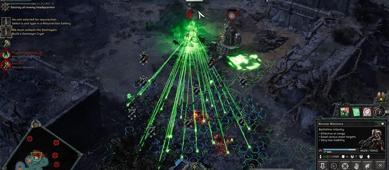 16 минут геймплея Dawn of War 4 – схватка Некронов против Адептус Механикус