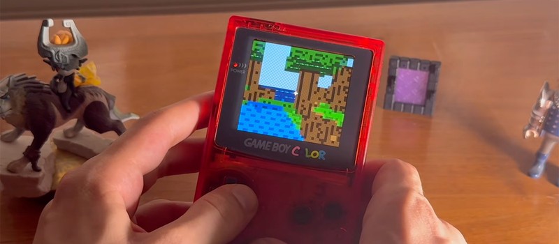 Энтузиаст запустил Minecraft на оригинальном Game Boy Color в полноценном 3D