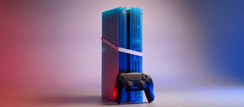 Энтузиаст сделал прозрачный корпус для PS5 Slim в стиле ретро-консолей