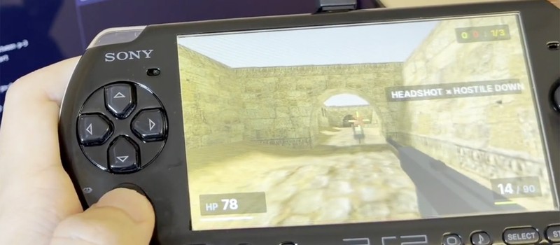 Энтузиаст запустил клон Counter-Strike на оригинальной PSP в 60 FPS с собственным движком на Rust