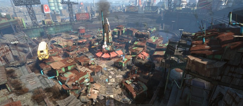 Фанат сравнил Даймонд-сити из Fallout 4 с реальным стадионом и был удивлён точностью и вниманием к деталям