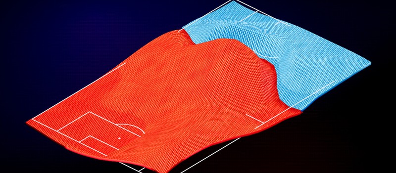Специалист создал 3D-визуализацию того, как Испания доминировала над Аргентиной во время финального матча ЧМ-26