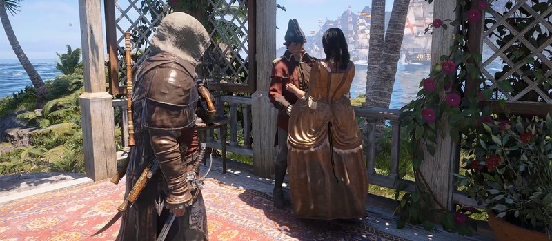 В Assassin's Creed Black Flag Resynced обнаружили скрытый остров в форме сердца с романтической сценой