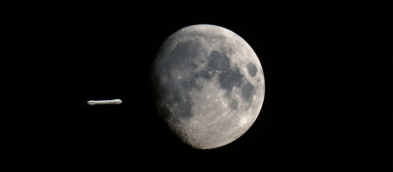 Верхняя ступень Falcon 9 от SpaceX врежется в Луну 5 августа